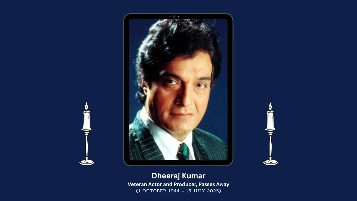 Dheeraj Kumar, Veteran Actor and Producer, Passes Away at 79 1 Dheeraj Kumar, Veteran Actor and Producer, Passes Away at 79