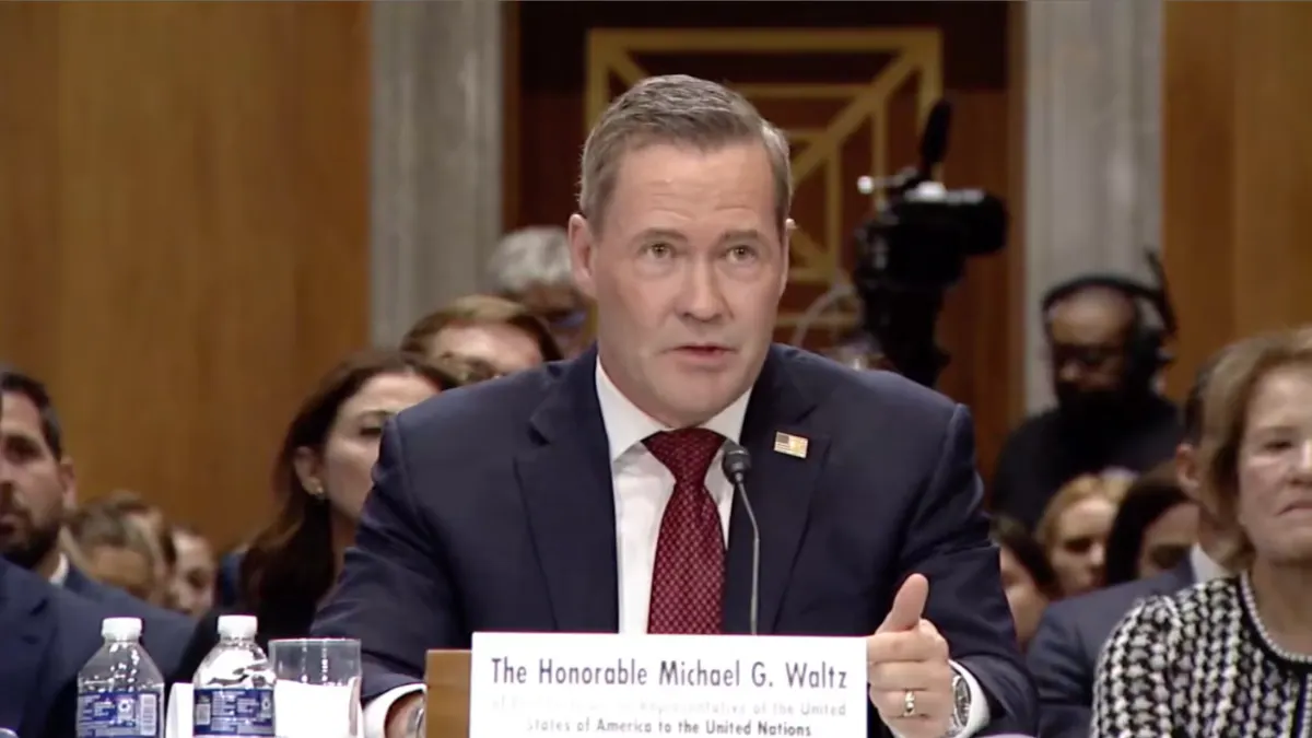 Mike Waltz to UN: Can He Revitalize the UN's Core Mission & Combat Anti-Semitism? 1 Mike Waltz to UN